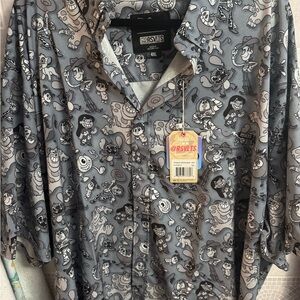 RSVLTS NWT DISNEY PIXAR PIE EYED Gray Men's Shirt 4XL